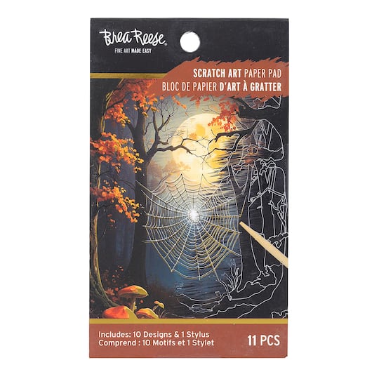 Brea Reese® Mini Spooky Forest Scratch Art Paper Pad